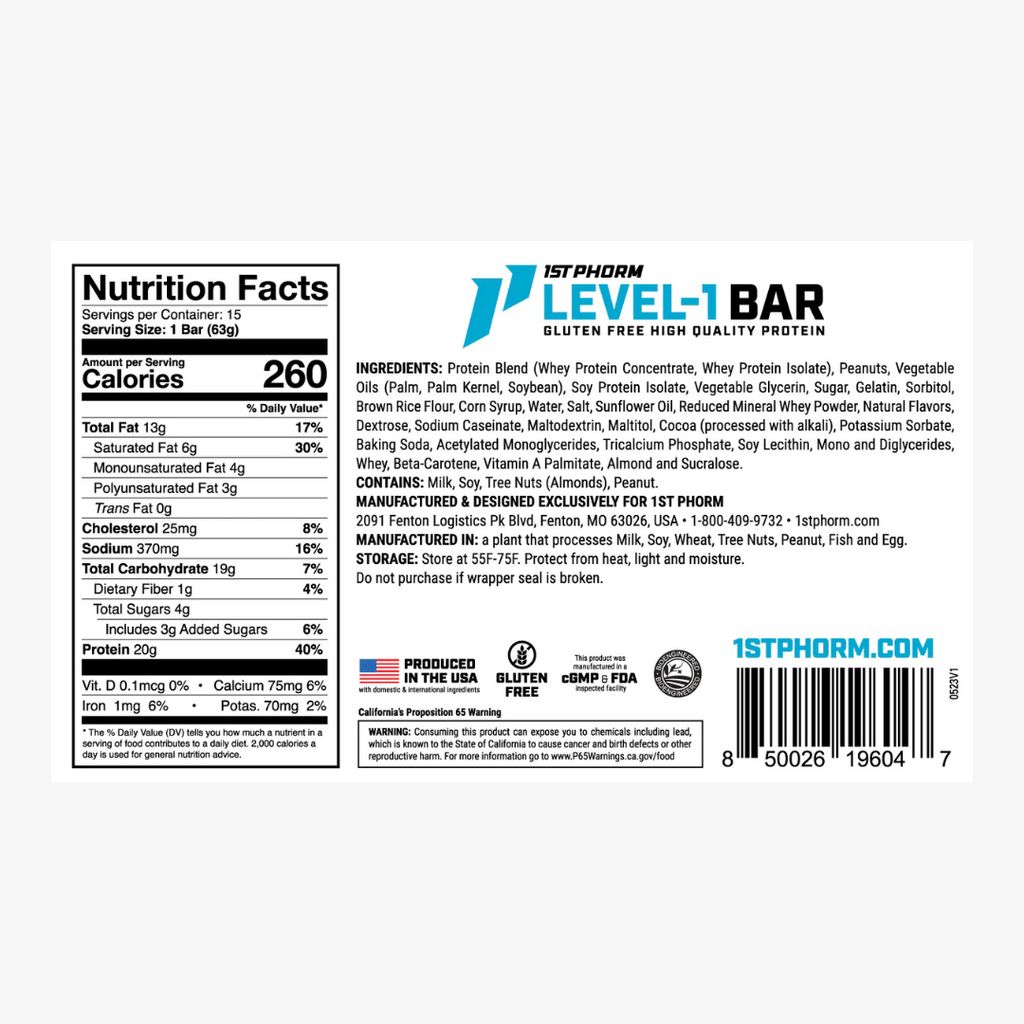 Level-1 Bar - Peanut Butter Lover Box - Image 3