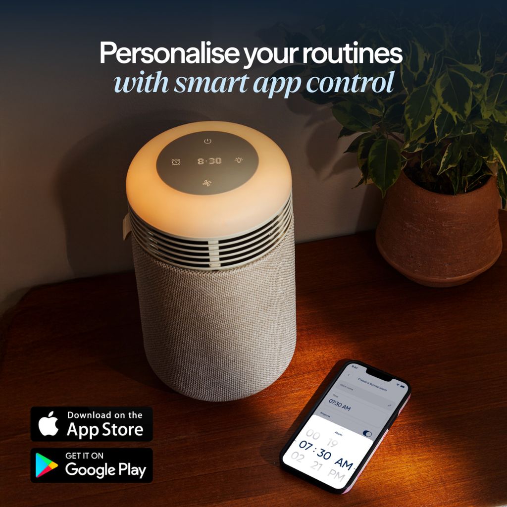 Mini Restful™ Sunrise Alarm Clock - Midnight - Image 6