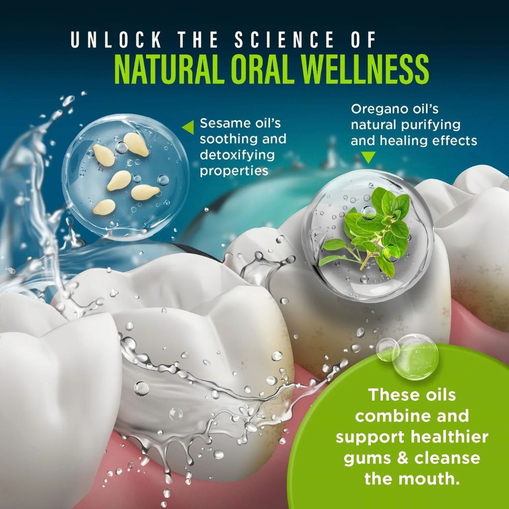 Advanced Ayurvedic Oil Pulling Oral Rinse (Farmed Oregano) - Image 6