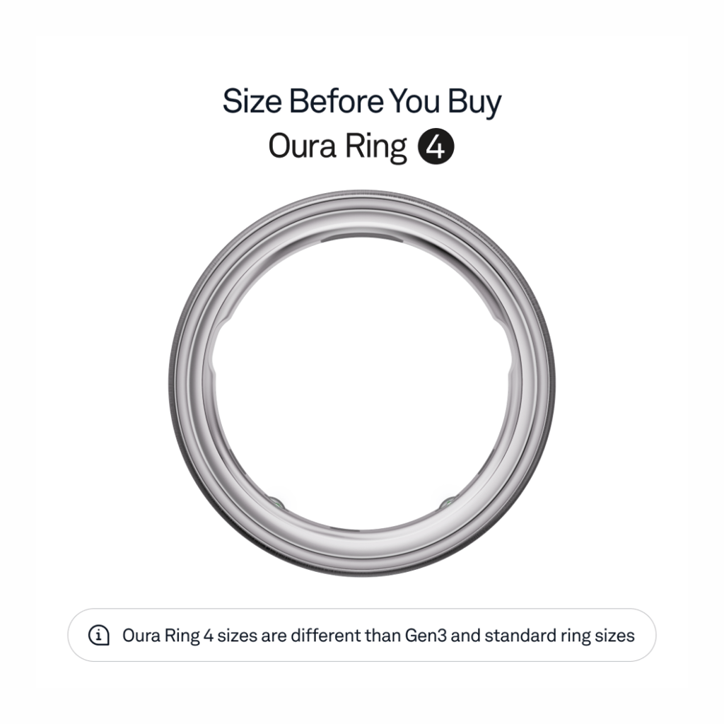 Oura Ring 4 - Brushed Silver