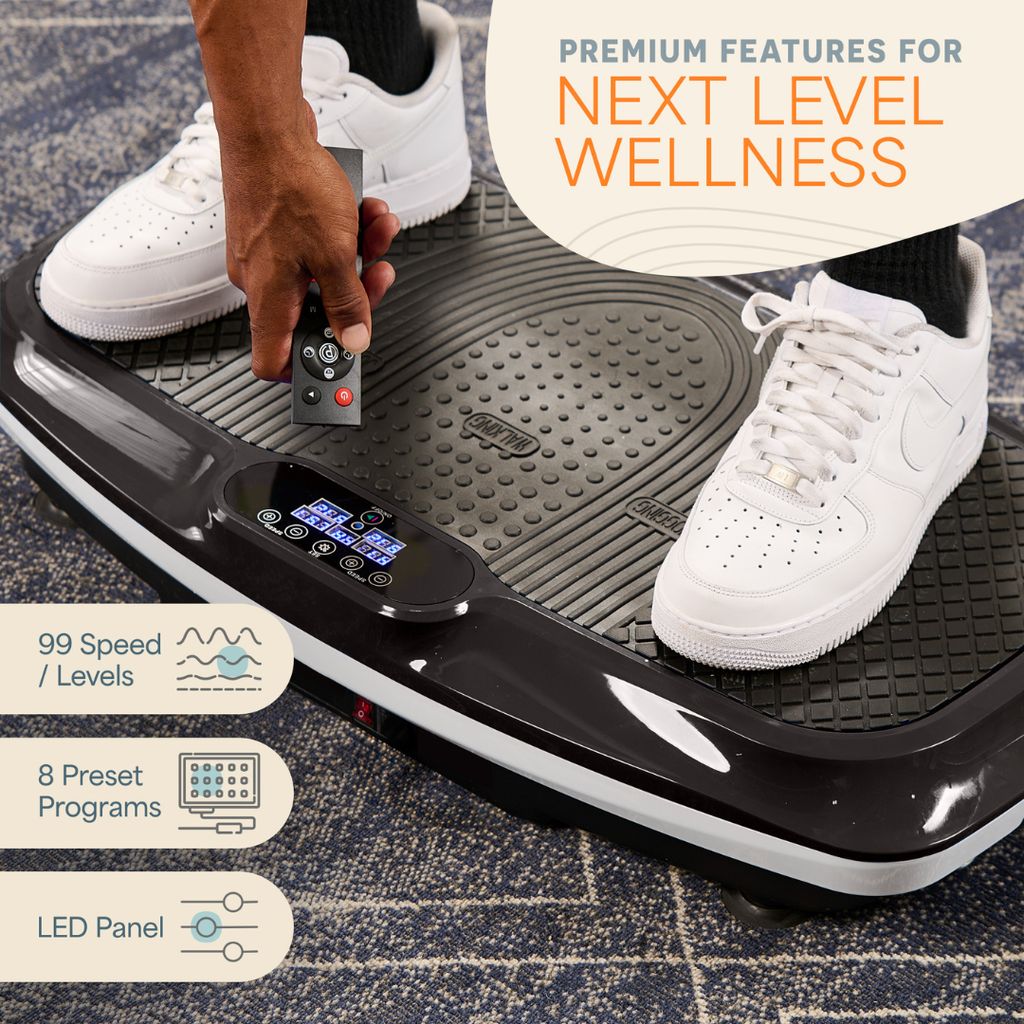 Turbo 3D Vibration Plate - Black - Image 5