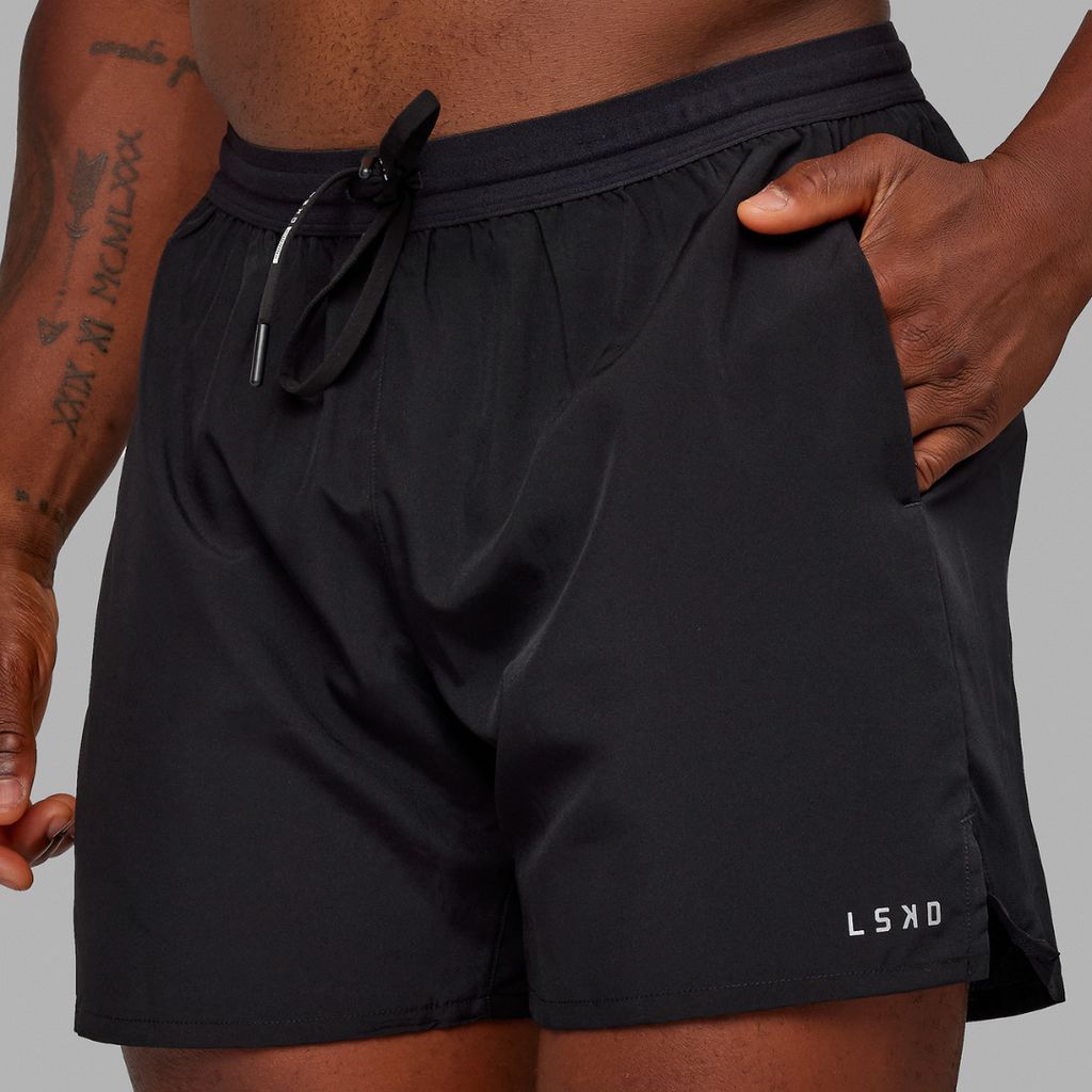 Men’s Pace 5” Running Short - Black - Image 6