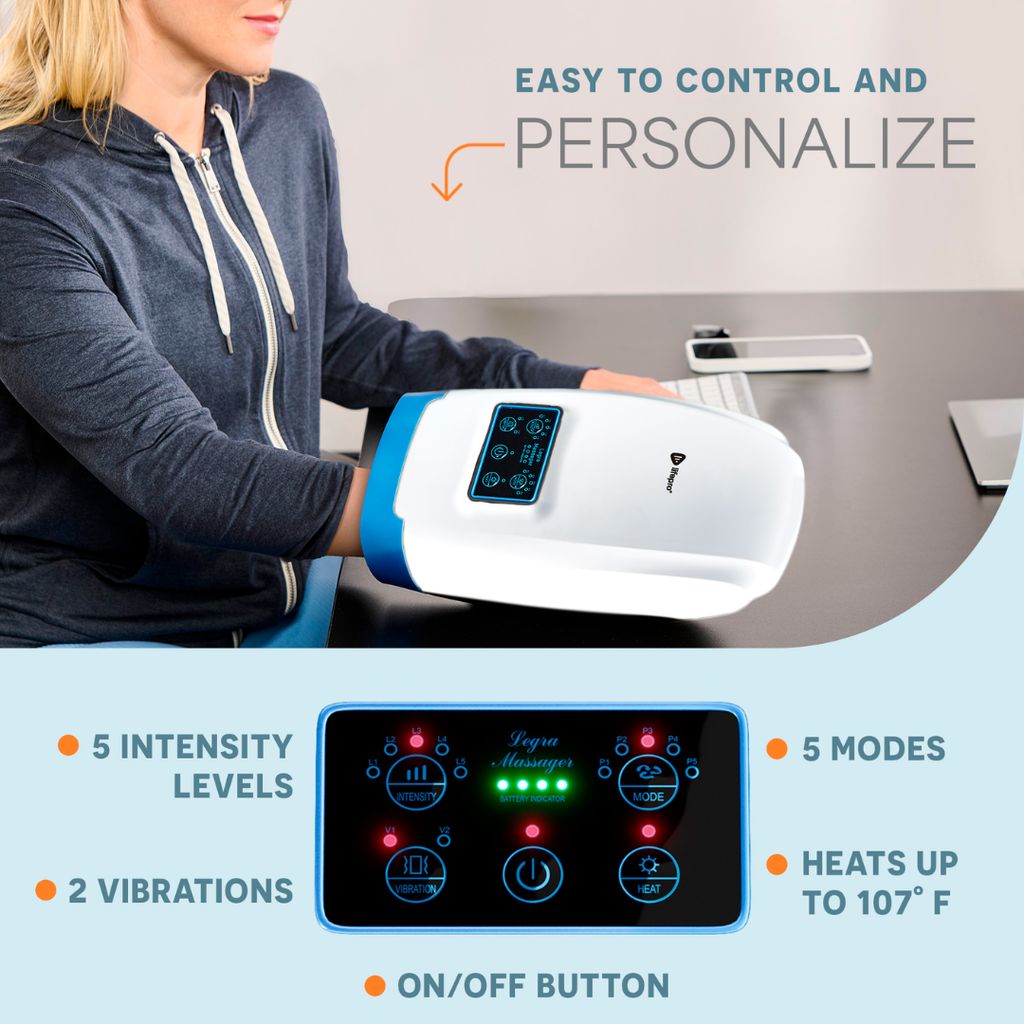 Legra Hand Massager - White - Image 4