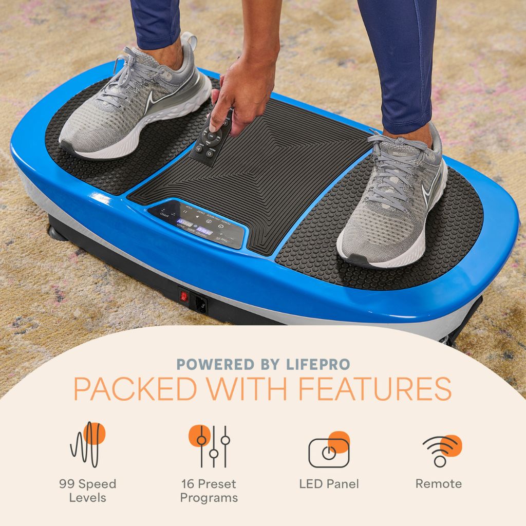 Rumblex Max 4D Vibration Plate - Blue - Image 5