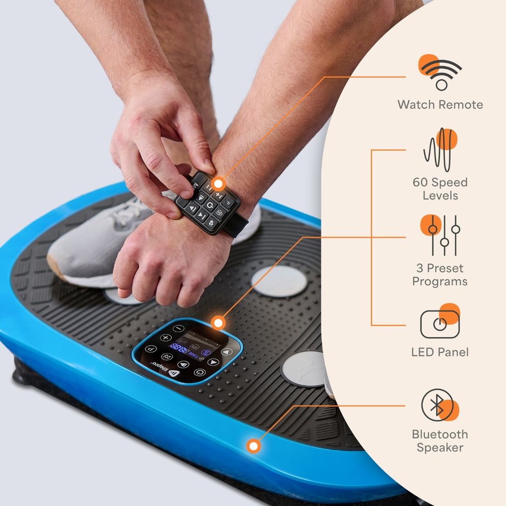 Rumblex Plus 4D Vibration Plate - Blue - Image 5