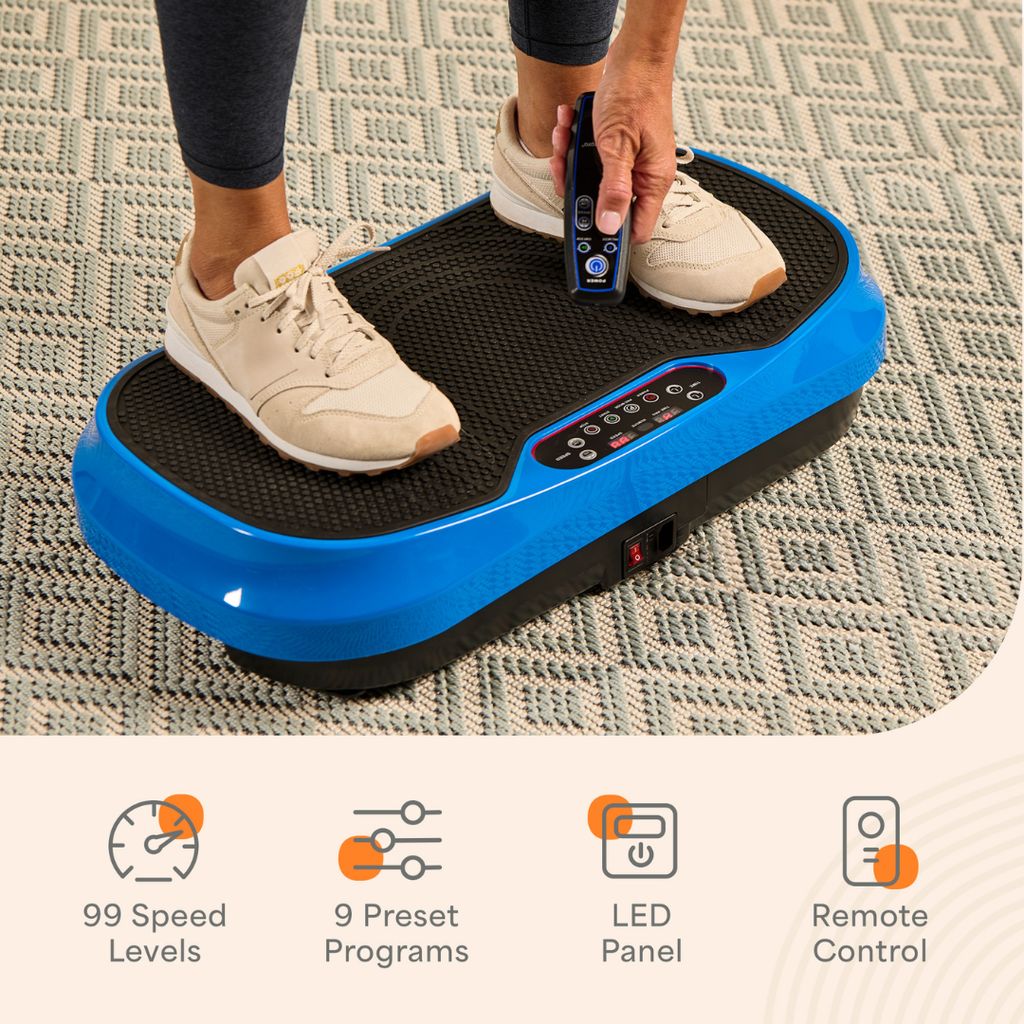 Waver Mini Vibration Plate - Blue - Image 6