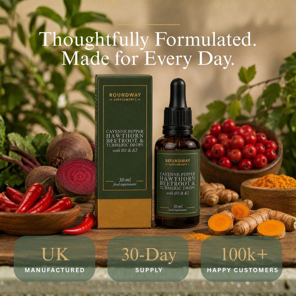 Cayenne Pepper, Hawthorn, Beetroot & Turmeric Drops with D3 & K2 - Image 6