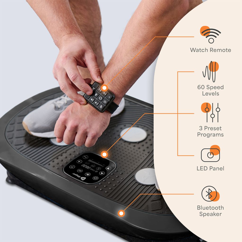 Rumblex Plus 4D Vibration Plate - Black - Image 5