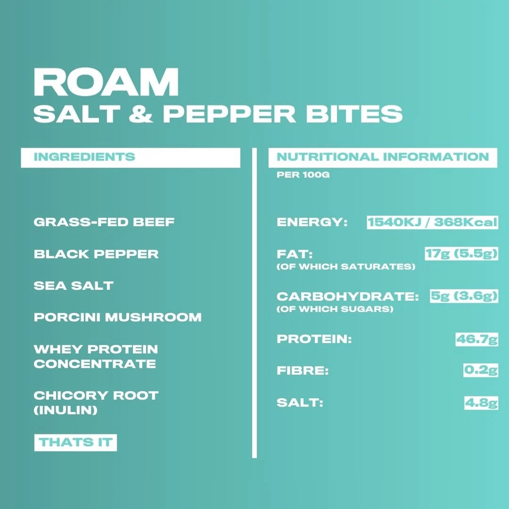 Roam Salt & Pepper Beef Bites - Single Bag - Image 7