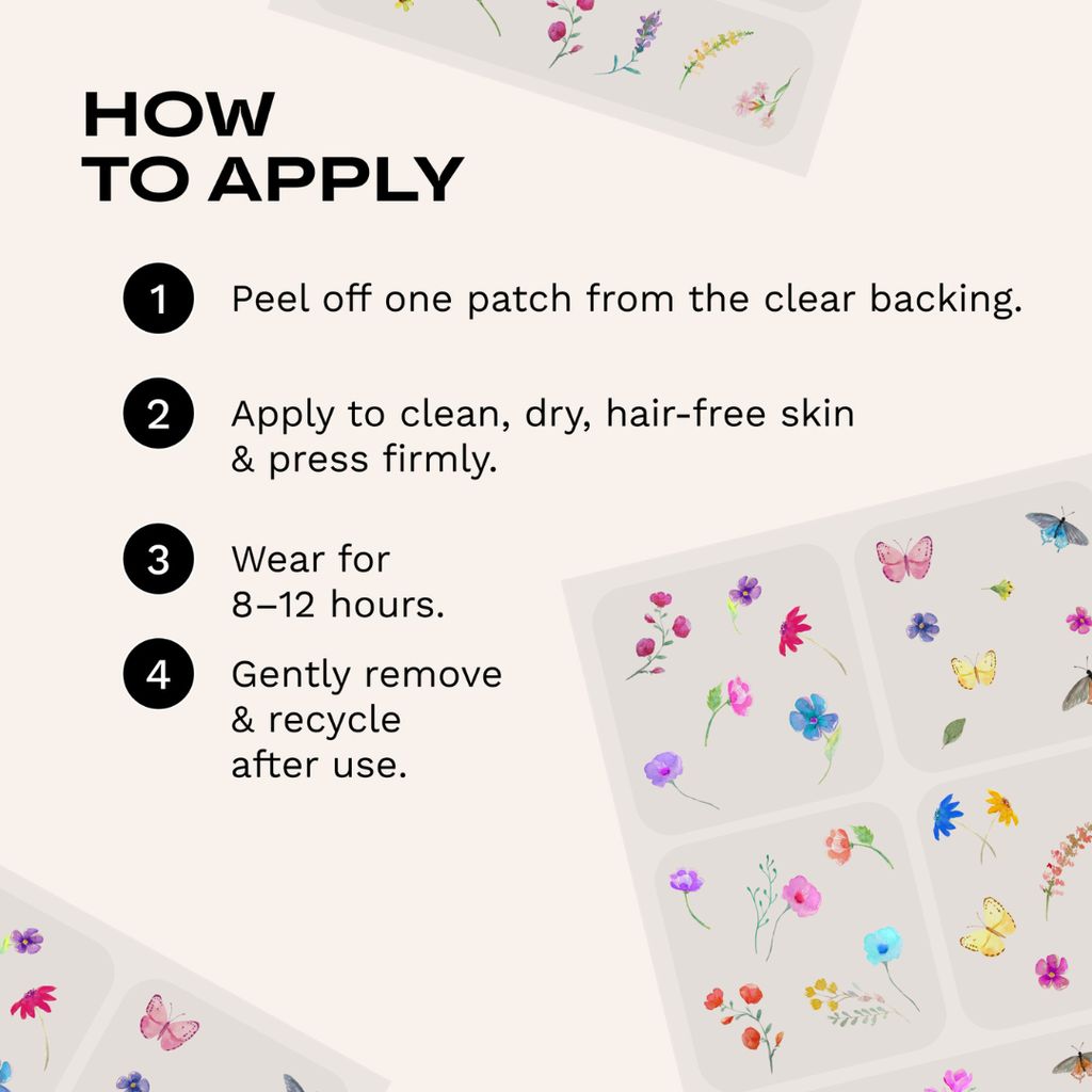 SKIN SUPPORT PATCH - Wildflowers - Image 7