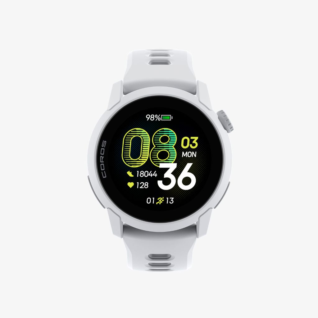 PACE 4 GPS Sport Watch - Silicone White