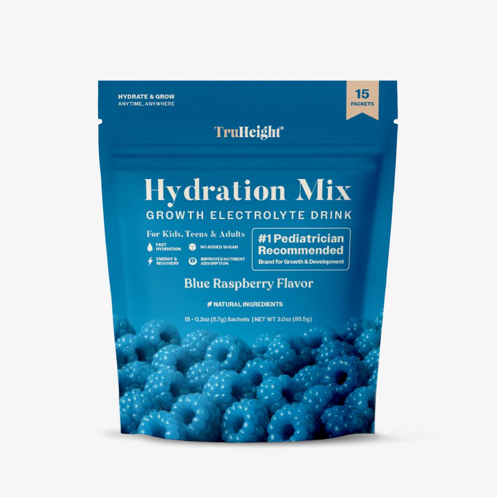 Hydration Mix Growth Electrolyte Drink - Blue Raspberry Flavor