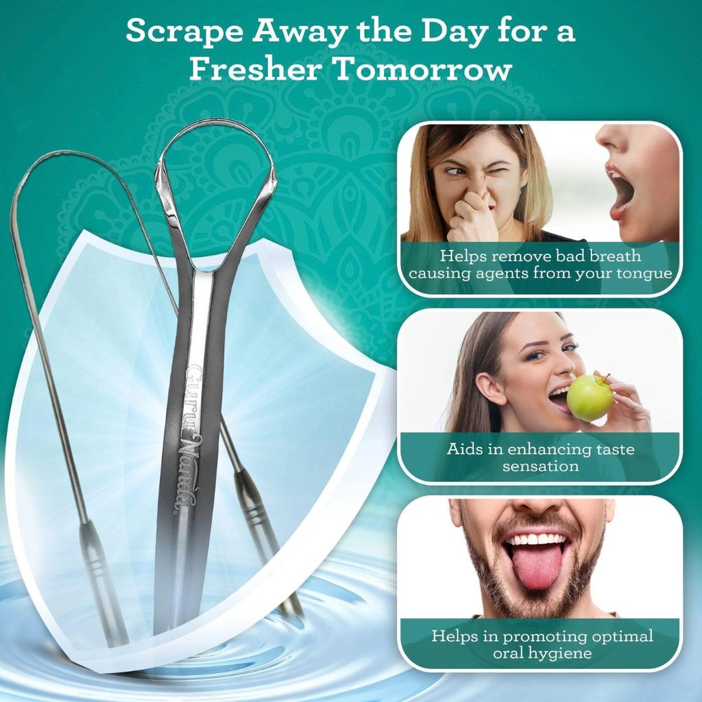 Stainless Steel Tongue Scraper with Travel Case - Image 7