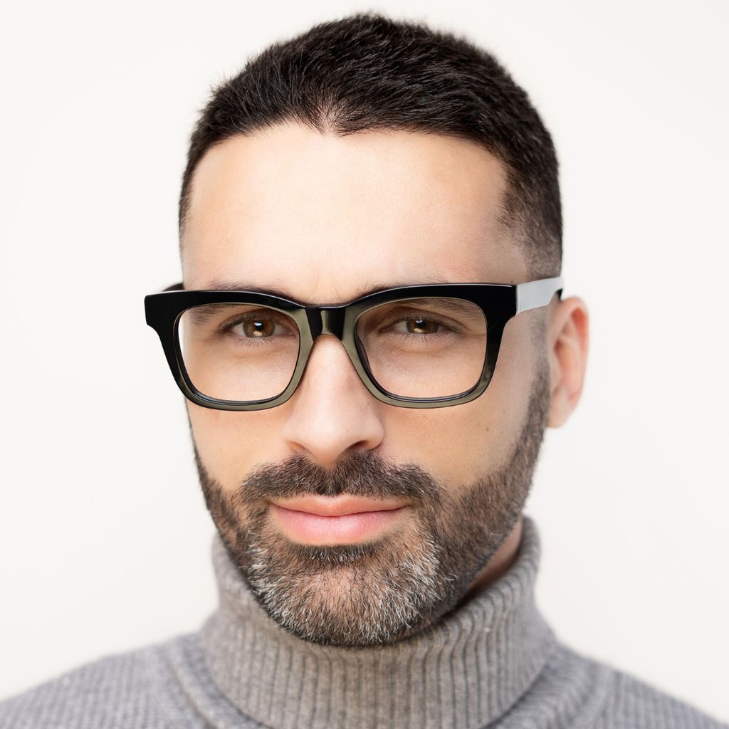 Ellis Blue Light Blocking Glasses (Day) - Black with Clear Lens - Image 5