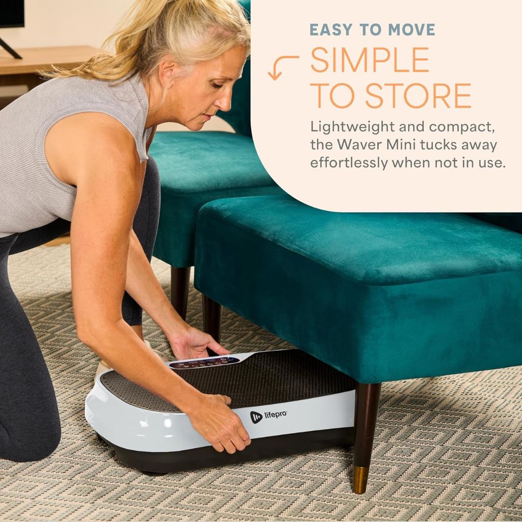Waver Mini Vibration Plate - White - Image 7