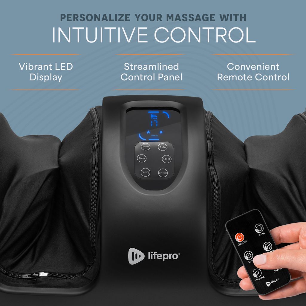 RelaxaTilt X Foot Massager - Black - Image 6