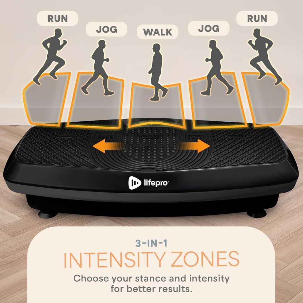 Hovert 3D Vibration Plate - Black - Image 6