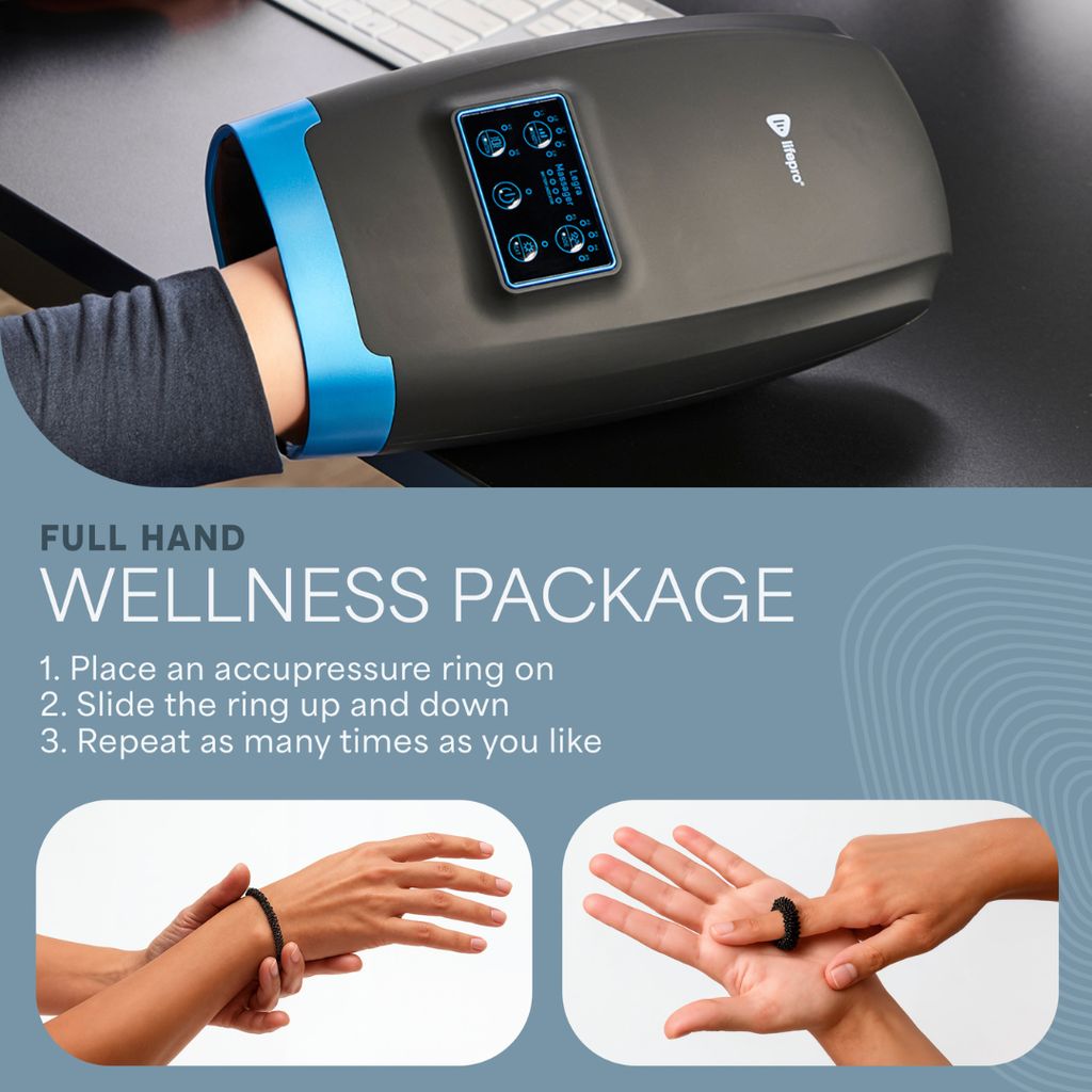 Legra Hand Massager - Black - Image 6