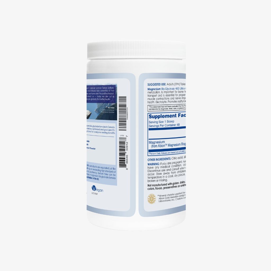 Magnesium Bis-Glycinate 400 Ultra Gentle - Powder - Image 4
