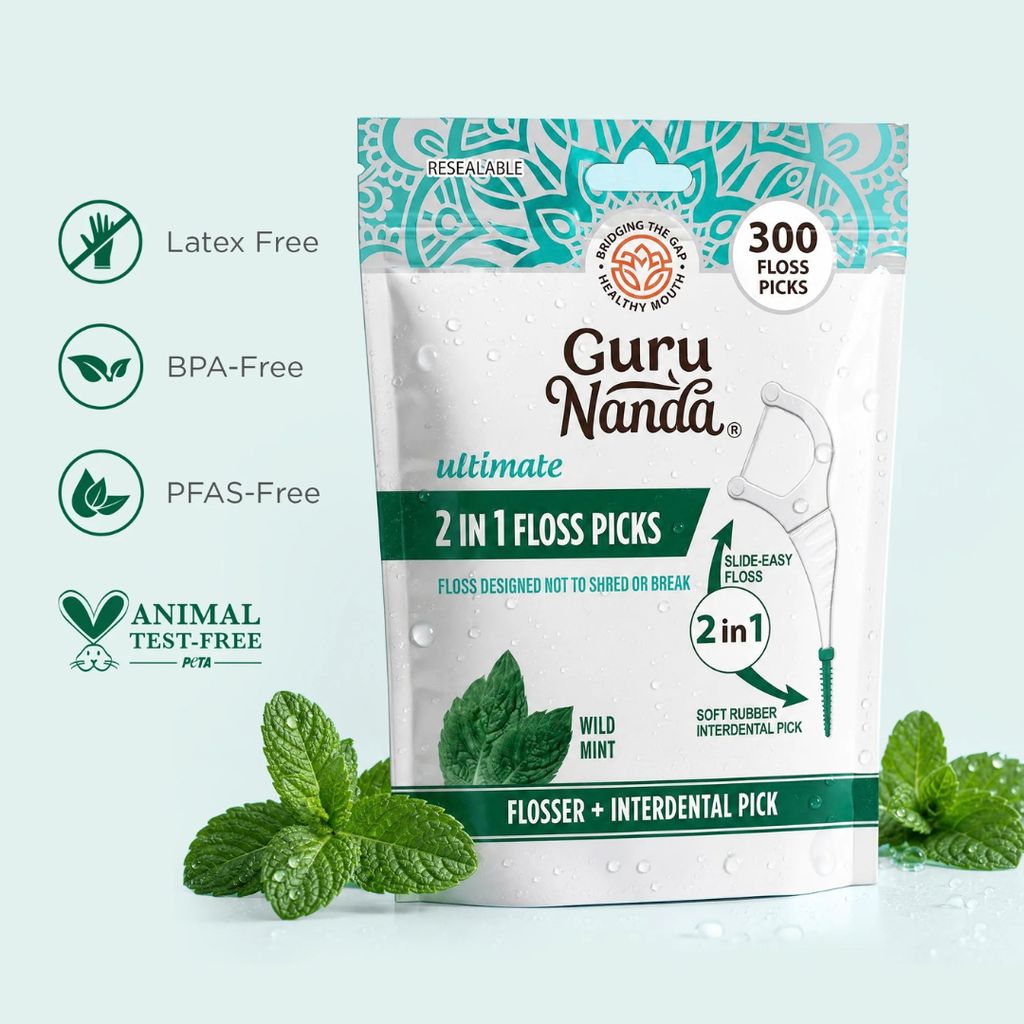 Ultimate 2 in 1 Floss Picks (Wild Mint) - Image 8