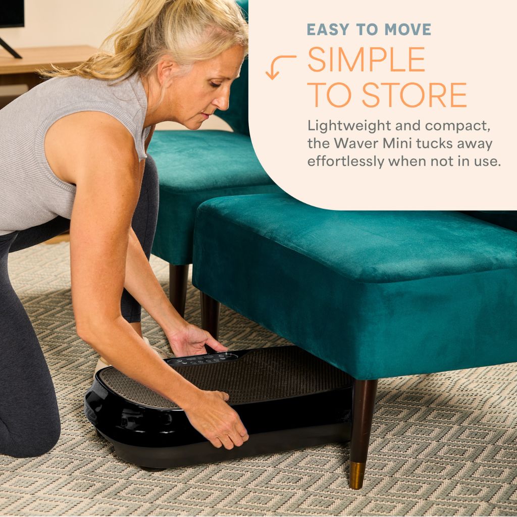 Waver Mini Vibration Plate - Black - Image 8