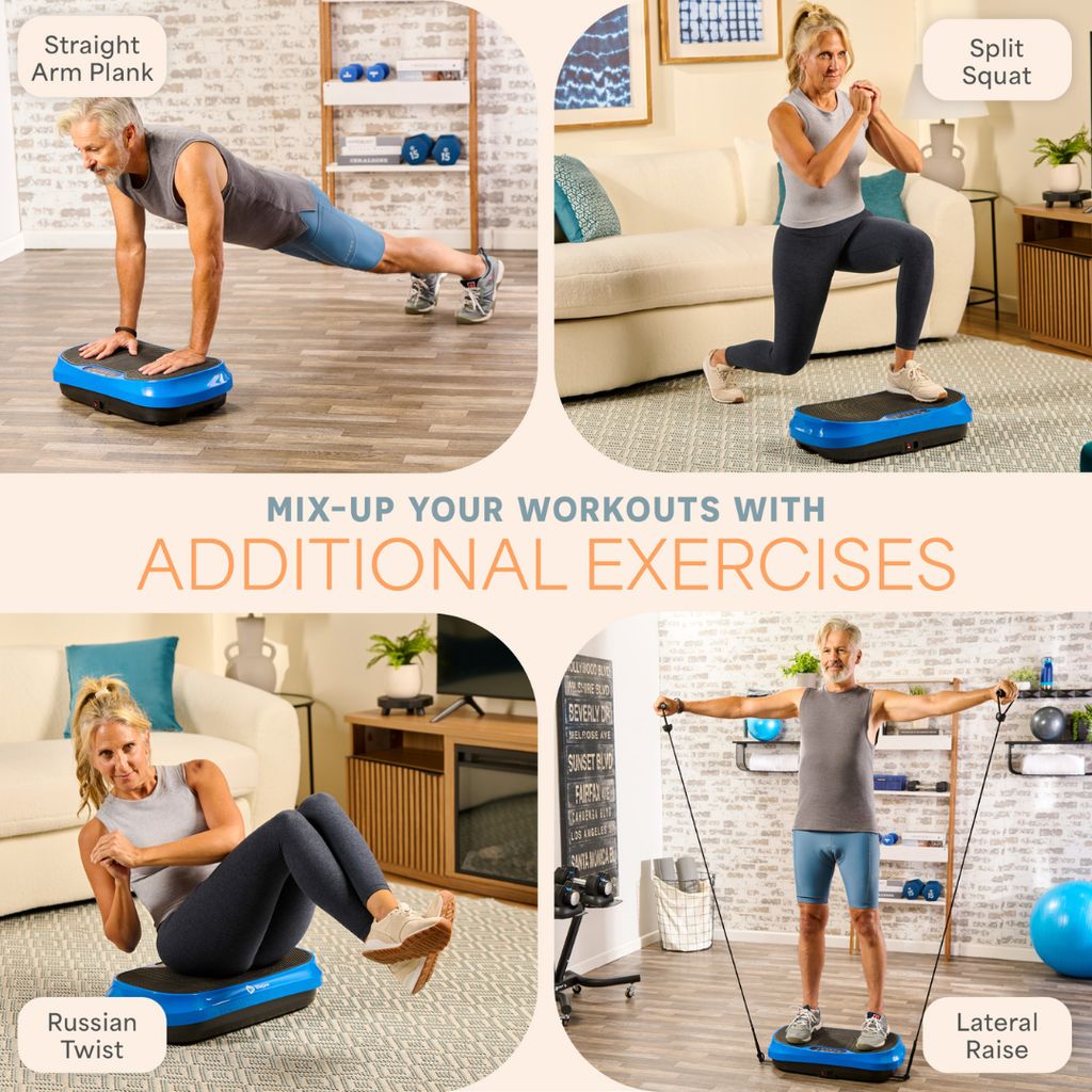 Waver Mini Vibration Plate - Blue - Image 8