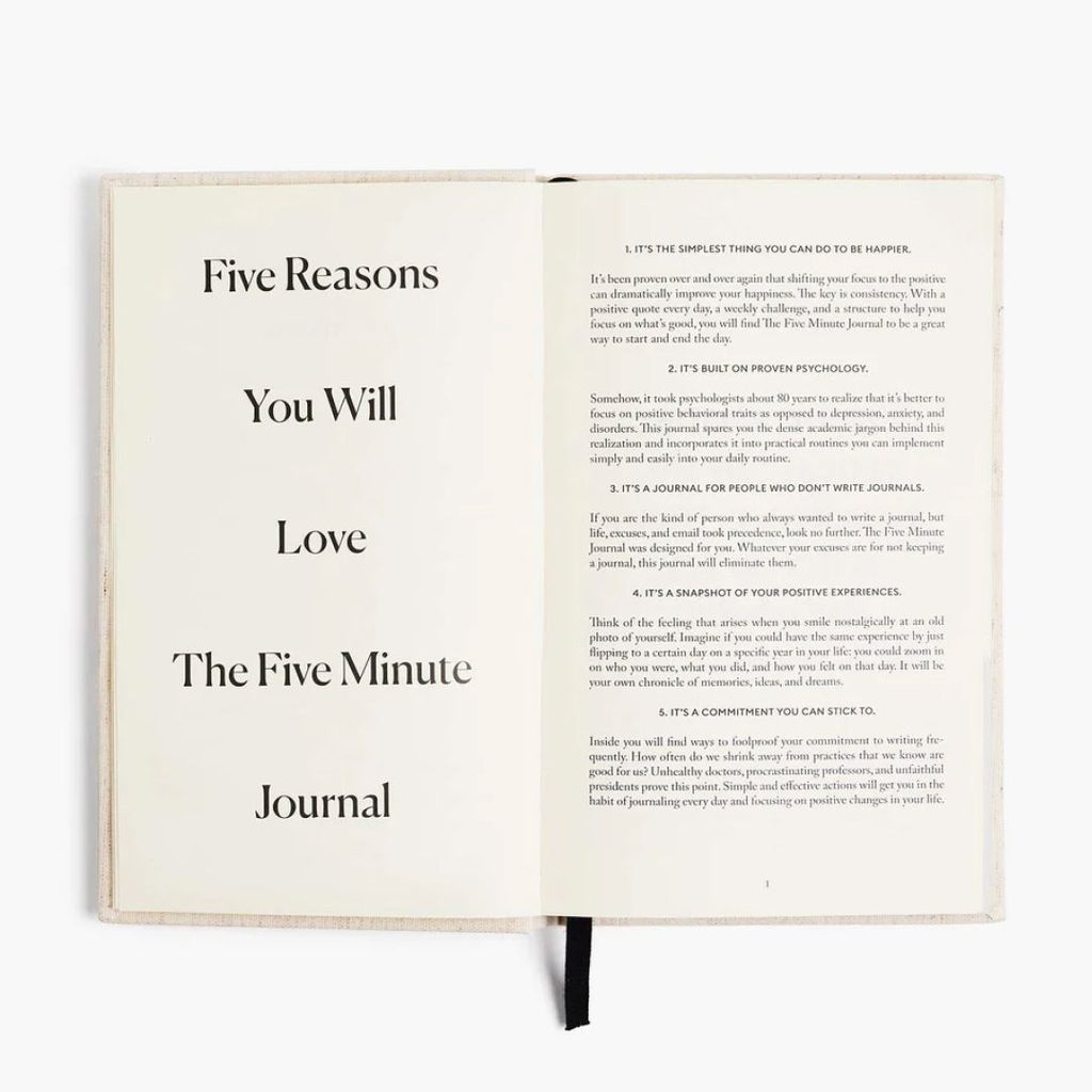 The Five Minute Journal