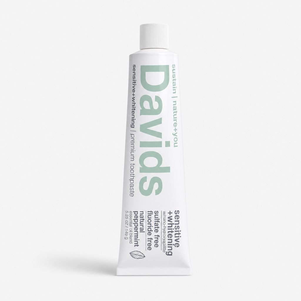 Davids sensitive+whitening w/ nano-hydroxyapatite - natural peppermint