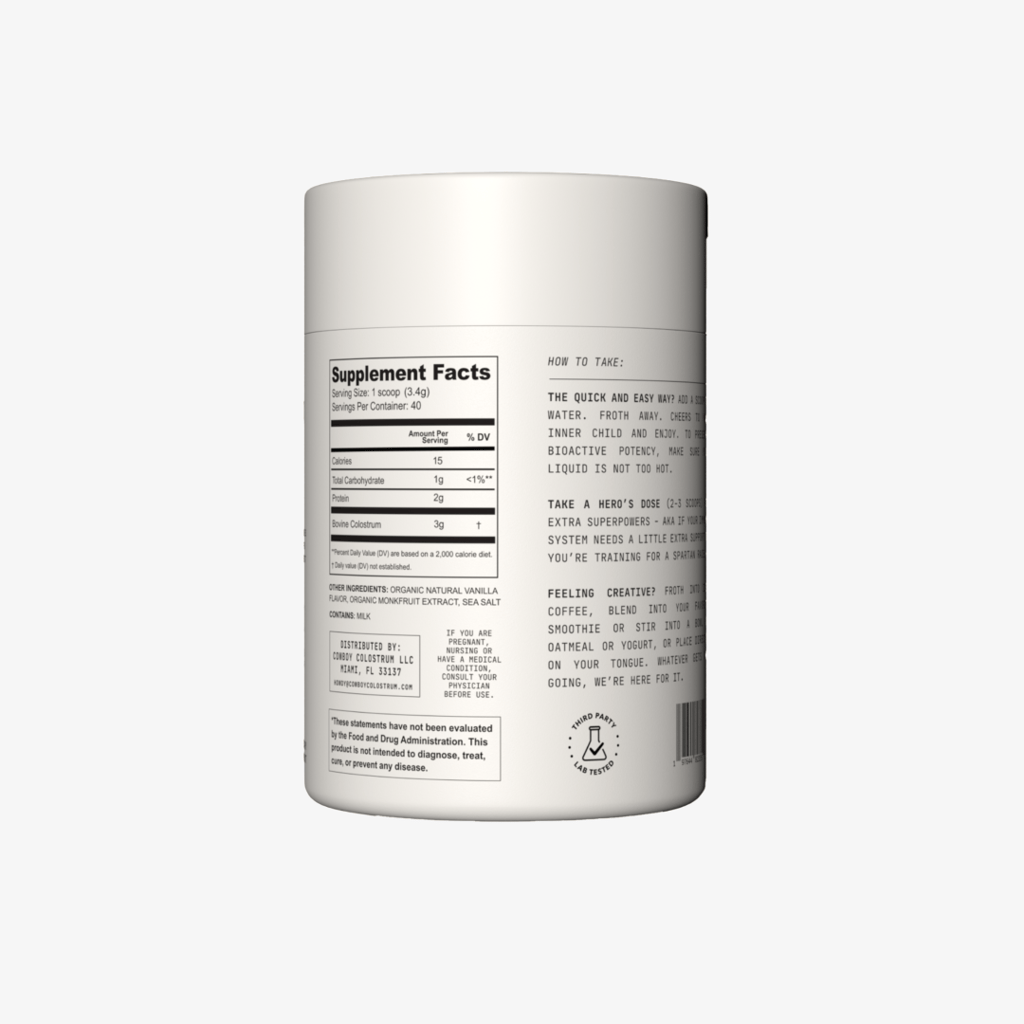 Natures Gold: Vanilla Colostrum - Image 3
