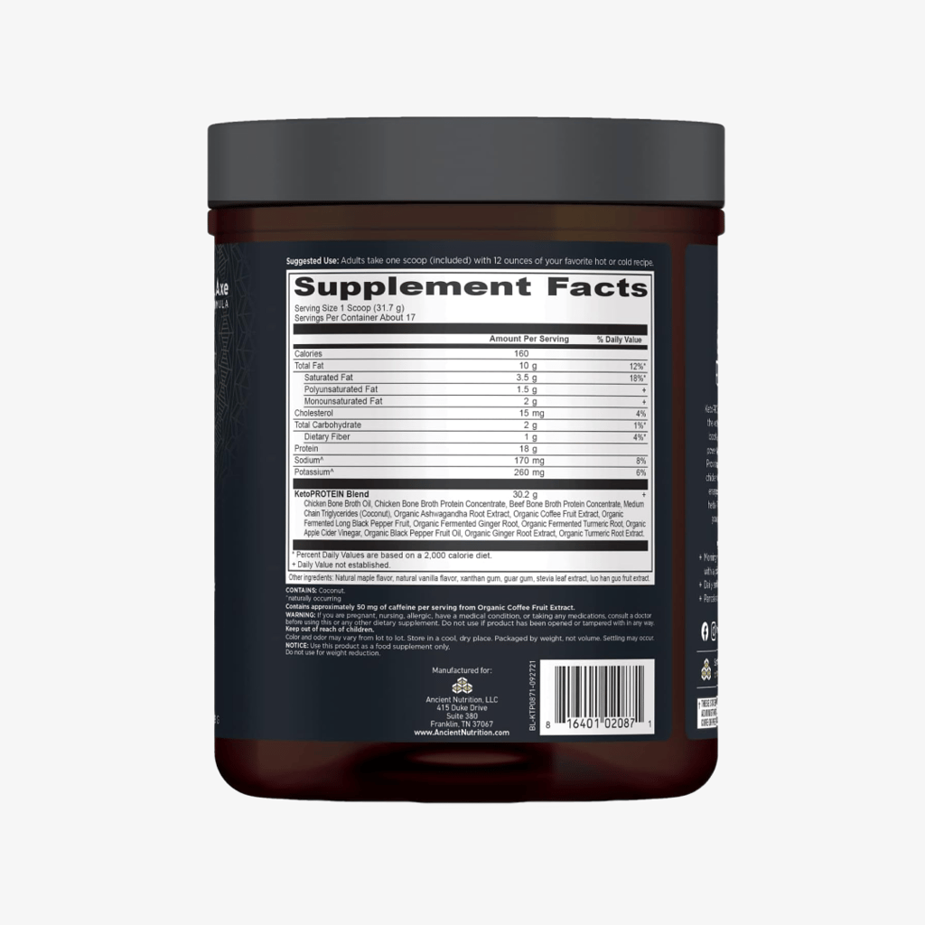 Keto Protein - Vanilla - Image 4