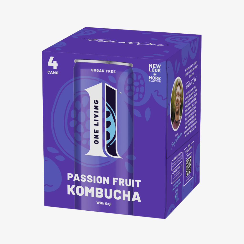 Passion Fruit Kombucha with Goji - 4 pack
