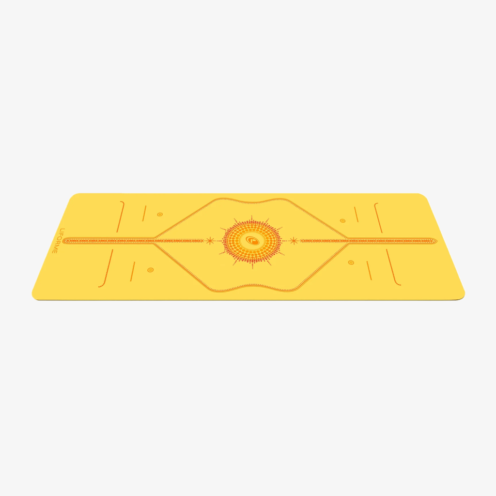 Radiant Sun Yoga Mat - Yellow