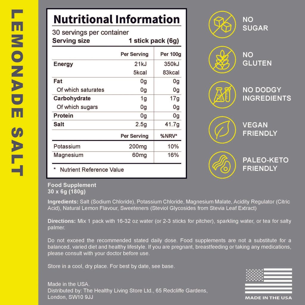 Recharge Electrolytes - Lemonade Salt
