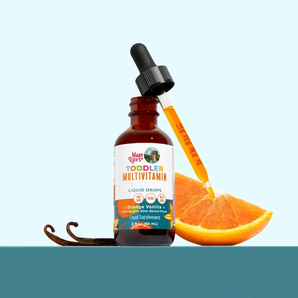 Toddler Multivitamin Liquid Drops With Iron - Vanilla Orange - Image 9