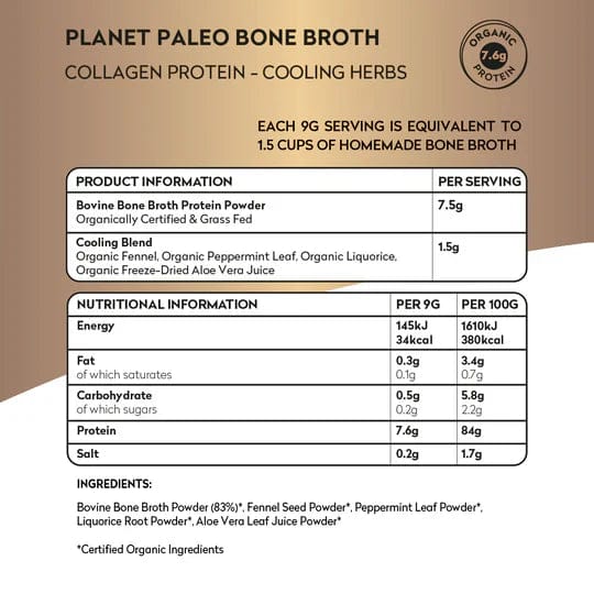 Organic Bone Broth Collagen Protein - Cooling Herbs - Image 2