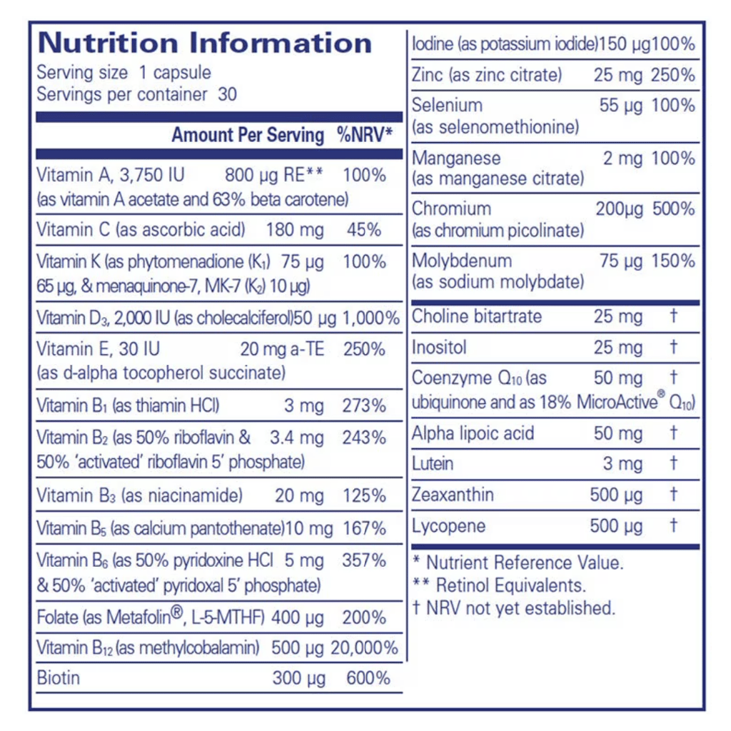 O.N.E Multivitamin