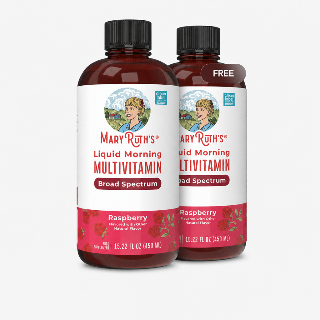 Buy 1, Get 1 Free - Liquid Morning Multivitamin - Raspberry - Image 1