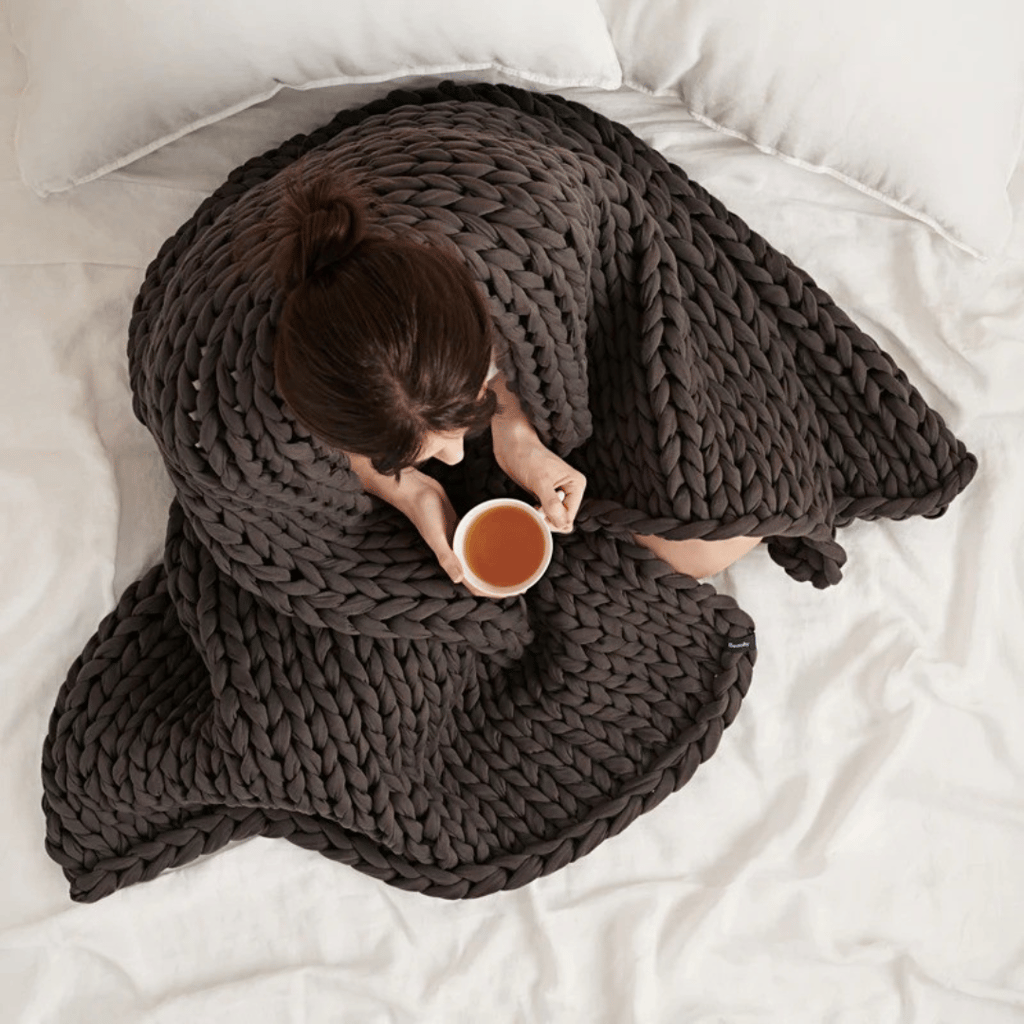 Cotton Weighted Blanket - Asteroid Grey