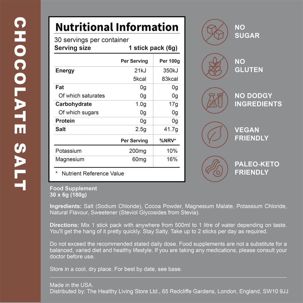 Recharge Electrolytes - Chocolate Salt - Image 2