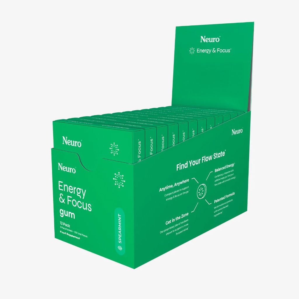 Energy & Focus Gum - Spearmint - Image 3