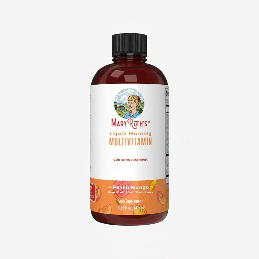 Liquid Morning Multivitamin + Hair Growth - Peach Mango