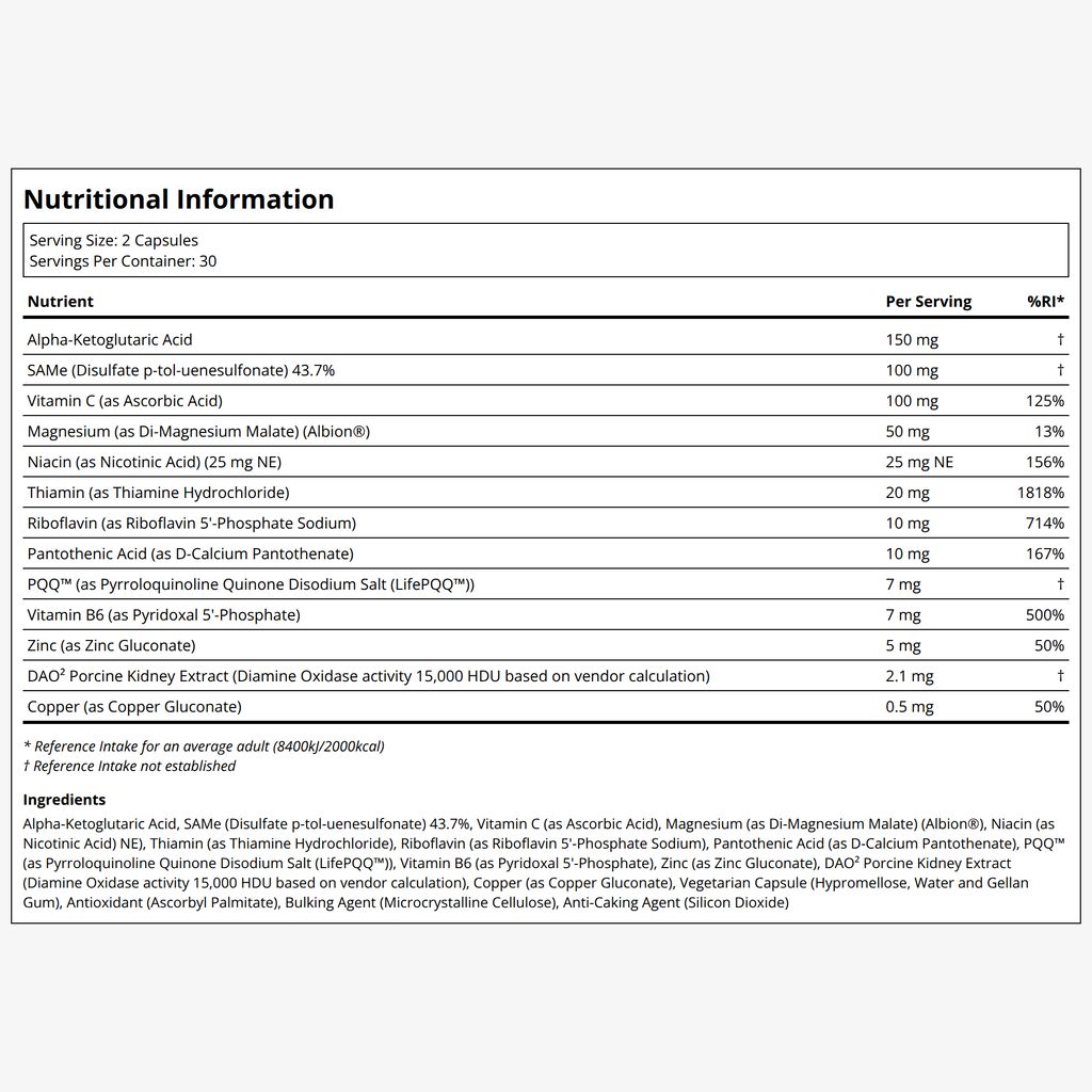 Histamine Nutrients - Image 2