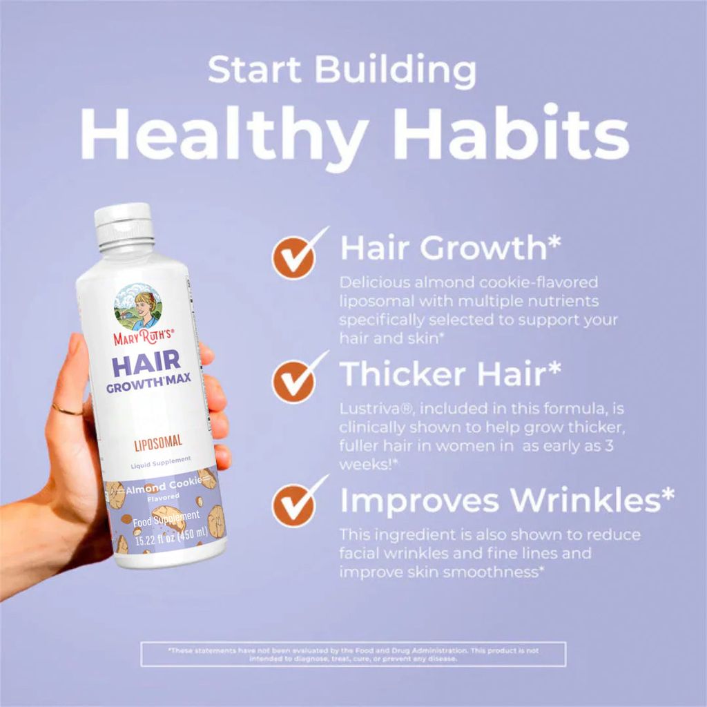 Hair Growth Max Liposomal - Almond Cookie - Image 3