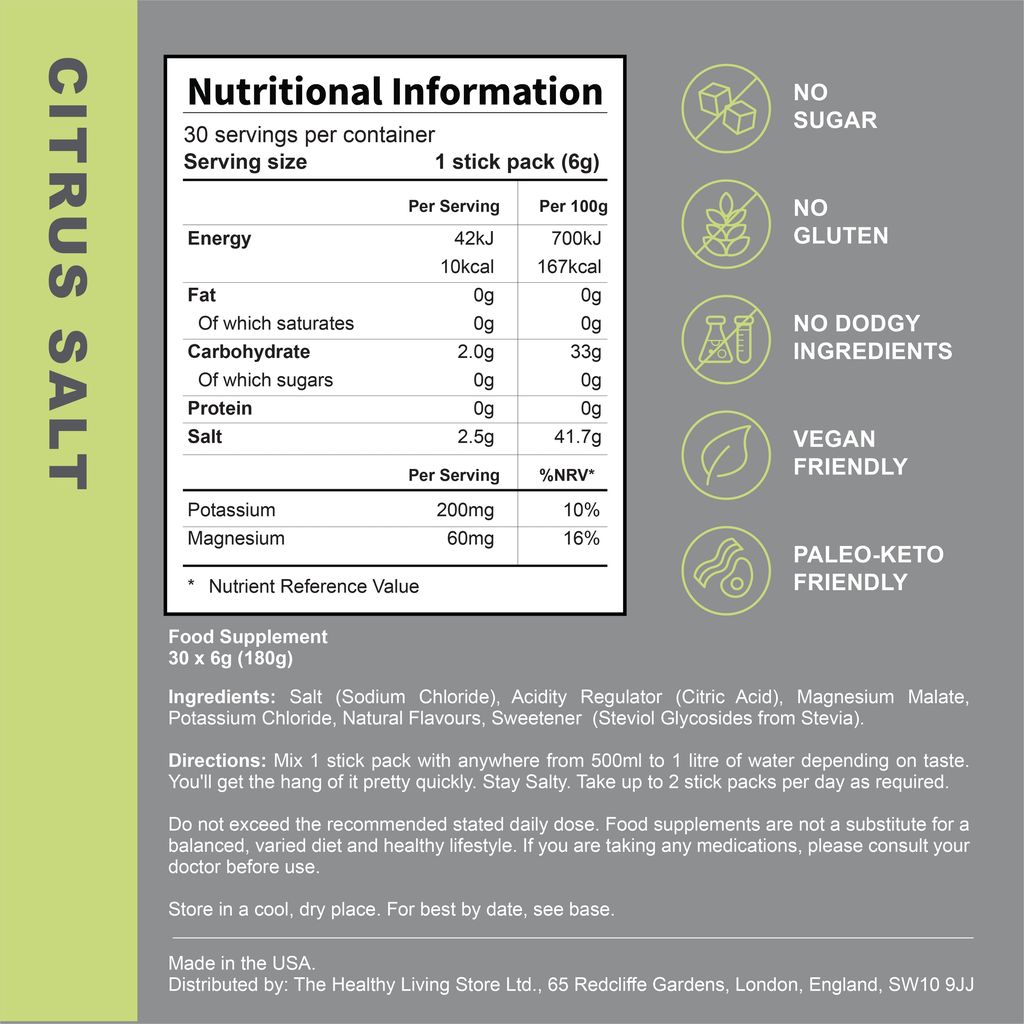 Recharge Electrolytes - Citrus Salt