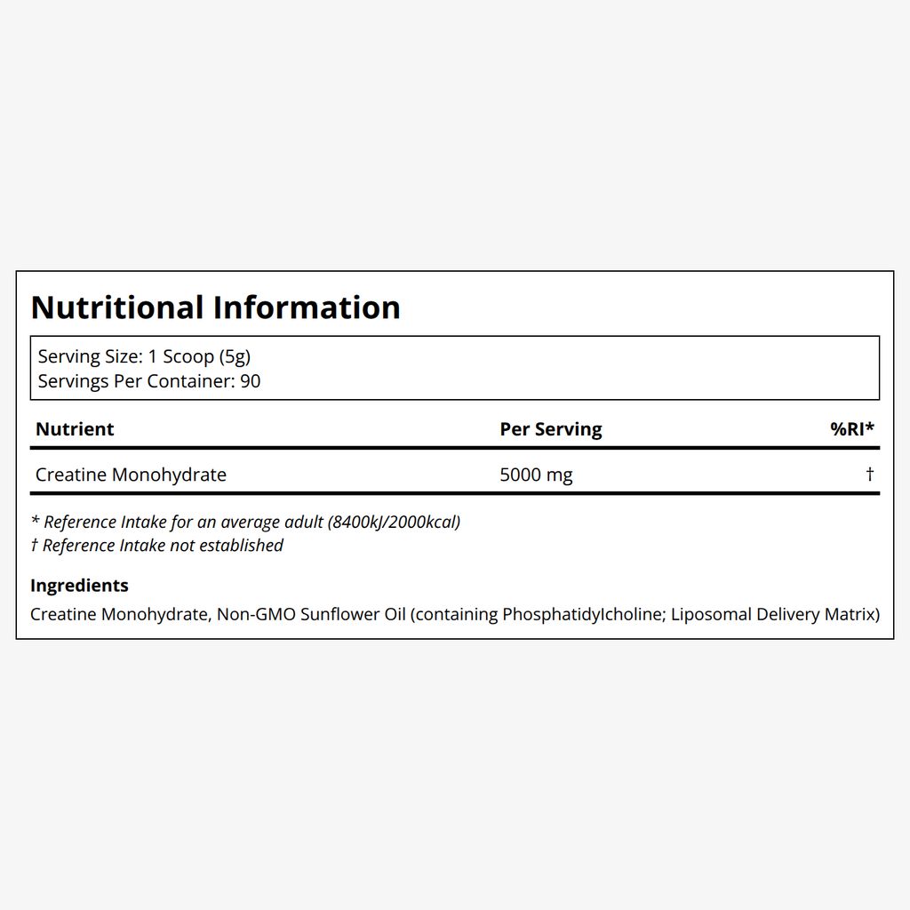 Liposomal Creatine Monohydrate Large