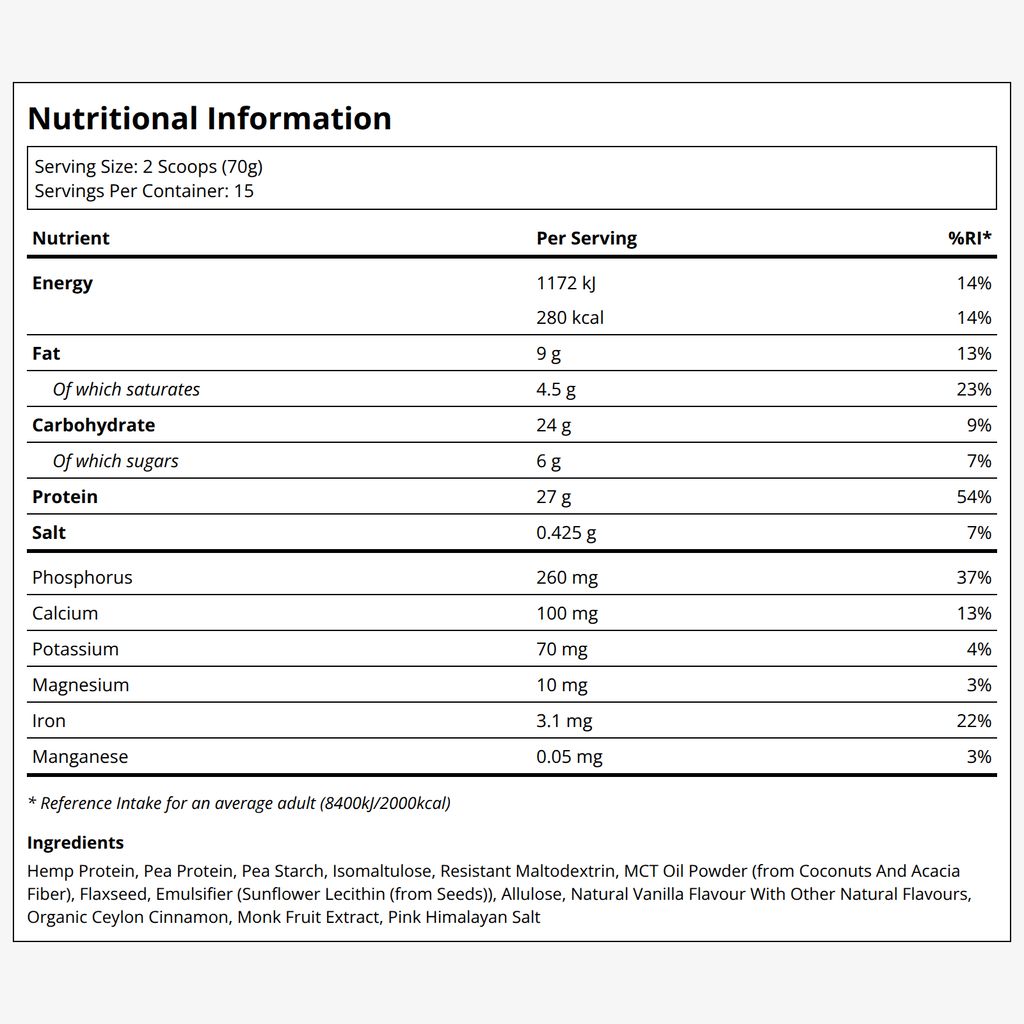 Metabolic Protein Powder - Vanilla - Image 2
