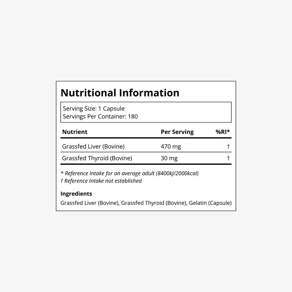 Grass Fed Beef Thyroid - Image 2