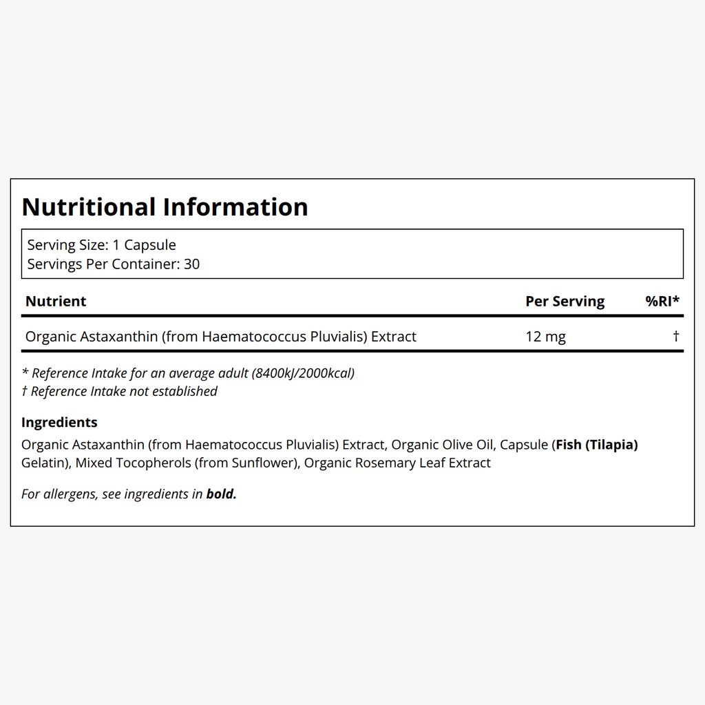Astaxanthin 12mg 30 Day - Image 2