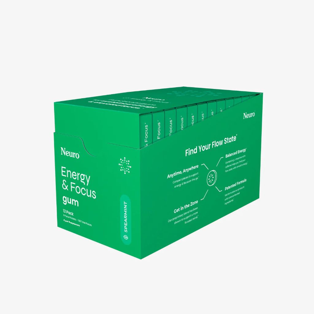 Energy & Focus Gum - Spearmint - Image 4
