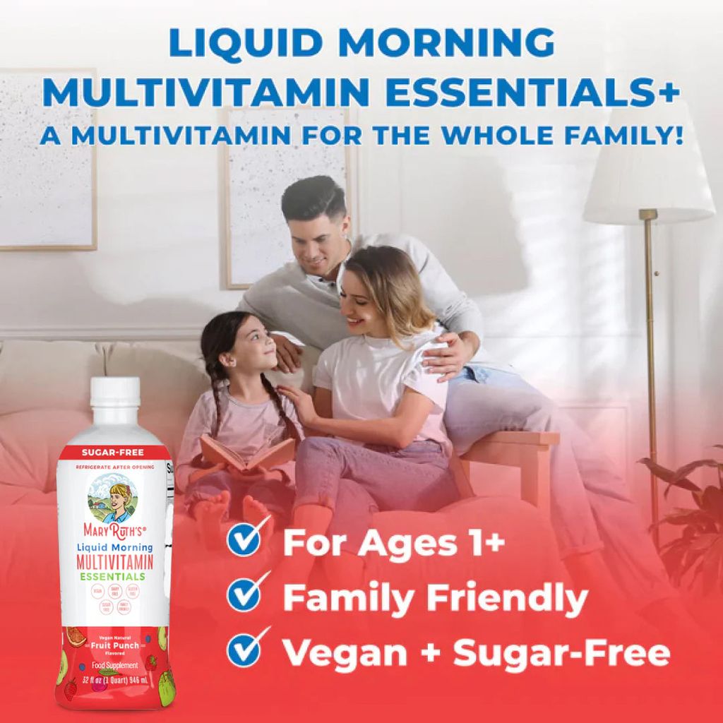Liquid Morning Multivitamin Essentials+ - Fruit Punch - Image 5